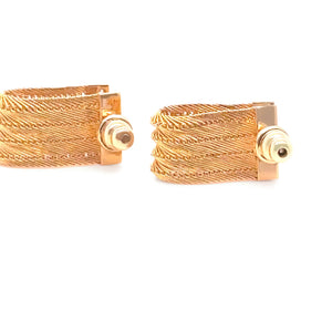 22ct Yellow Gold Turkish Diamond Earrings