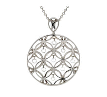 Load image into Gallery viewer, Bespoke Diamond Circular Pendant 1.80ct