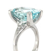 Cerrone Aquamarine & Diamond Oval Ring 11.12ct