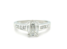 Load image into Gallery viewer, DCLA 18ct White Gold and Platinum Diamond Engagement Ring 1.94ct