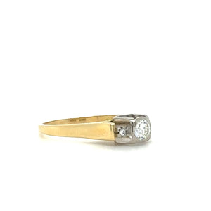 Bespoke 18ct Yellow Gold Diamond Ring 0.43ct