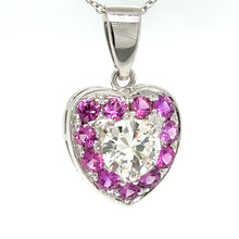 Load image into Gallery viewer, Bespoke Diamond Heart Pendant 3.15ct