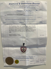 Load image into Gallery viewer, Bespoke Diamond Heart Pendant 3.15ct