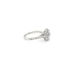 GIA White Gold Asscher Cut Engagement Ring 1.56ct