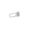 GIA White Gold Asscher Cut Engagement Ring 1.56ct