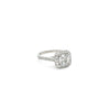 GIA White Gold Asscher Cut Engagement Ring 1.56ct
