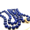 Bespoke Lapis-Lazuli Bead Knotted Necklace