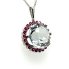 Bespoke Rock Crystal Cluster Pendant 30ct