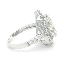 Load image into Gallery viewer, Bespoke Diamond Pear Cluster Ring 2.98ct