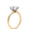 GIA 18ct Yellow & White Gold Diamond Solitaire Ring 3.01ct 5.04g