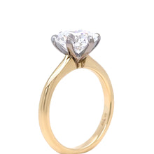 Load image into Gallery viewer, GIA 18ct Yellow &amp; White Gold Diamond Solitaire Ring 3.01ct 5.04g