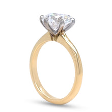 Load image into Gallery viewer, GIA 18ct Yellow &amp; White Gold Diamond Solitaire Ring 3.01ct 5.04g