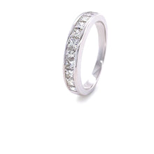 Load image into Gallery viewer, 18ct White Gold Diamond Half Eternity Ring 1.00ct 3.8g
