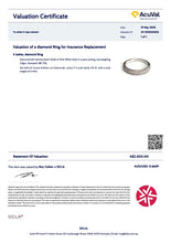 Load image into Gallery viewer, Bespoke 18ct White Gold Half Eternity Ring 0.44ct