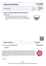 Load image into Gallery viewer, Bespoke 18ct Yellow Gold Diamond Ring 0.43ct