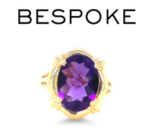 Load image into Gallery viewer, 18ct Yellow Gold Amethyst Ring 6.70ct 5.67g