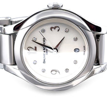 Load image into Gallery viewer, Baume &amp; Mercier Stainless Steel Ilea Diamond Dial Watch 30mm