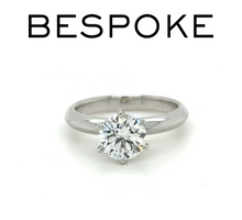 Load image into Gallery viewer, Bespoke 18ct White Gold Diamond Ring 1.22ct