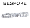 18ct White Gold Three-Row Diamond Bracelet 3.40ct 21.85g