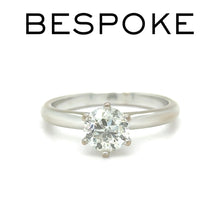 Load image into Gallery viewer, 18ct White Gold Round Brilliant Cut Diamond Solitaire Ring 1.00ct 3.66g