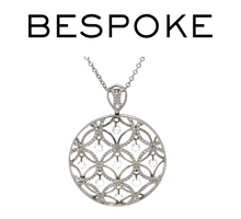 Load image into Gallery viewer, Bespoke Diamond Circular Pendant 1.80ct