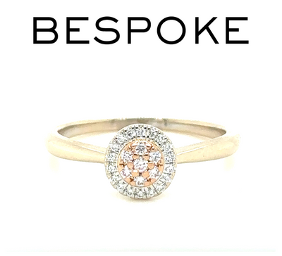 Bespoke Blush Eloise Ring - 18ct Rose & White Gold