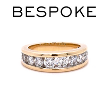 Load image into Gallery viewer, Bespoke Diamond Engagement Ring 1.30ct