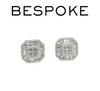 Bespoke Square Cut Diamond Earrings 0.75ct