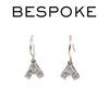 Bespoke Diamond Vee Shaped Drop Earrings 0.31ct