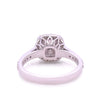 Bespoke 18ct White & Rose Gold Pink Diamond Ring 0.46ct