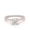 GIA Platinum Diamond Engagement Ring 0.87ct