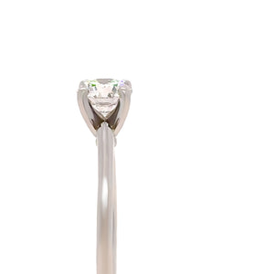 GIA Platinum Diamond Engagement Ring 0.87ct