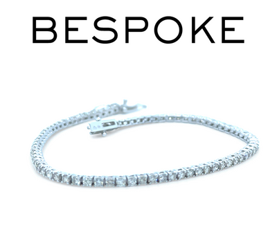 14ct White Gold Diamond Tennis Bracelet 2.00ct 6.5g