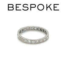 Load image into Gallery viewer, Bespoke Full Circle Diamond Wedding Ring 0.88ct