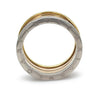 Bvlgari 18ct White, Rose & Yellow Gold B.Zero1 4 Band Ring 14g