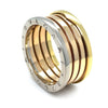 Bvlgari 18ct White, Rose & Yellow Gold B.Zero1 4 Band Ring 14g