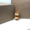 Bvlgari 18ct White, Rose & Yellow Gold B.Zero1 4 Band Ring 14g