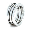 Bvlgari 18ct White Gold B.Zero1 3 Band Ring 10.61g