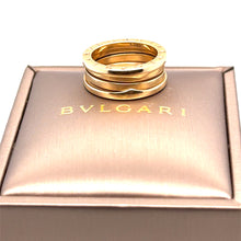 Load image into Gallery viewer, Bvlgari 18ct Yellow Gold B.Zero1 3-Band Ring 9.88g