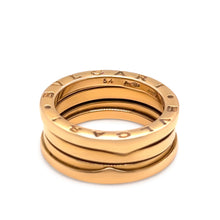 Load image into Gallery viewer, Bvlgari 18ct Yellow Gold B.Zero1 3-Band Ring 9.88g