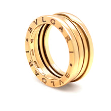 Load image into Gallery viewer, Bvlgari 18ct Yellow Gold B.Zero1 3-Band Ring 9.88g
