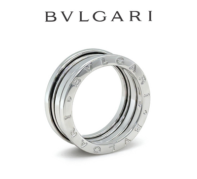 Bvlgari 18ct White Gold B.Zero1 3 Band Ring 10.61g