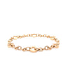 Bvlgari Rare 18ct Yellow Gold 6-Circle Engraved Bracelet 15.82g