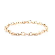 Load image into Gallery viewer, Bvlgari Rare 18ct Yellow Gold 6-Circle Engraved Bracelet 15.82g