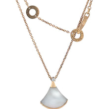 Load image into Gallery viewer, Bvlgari Divas’ Dream 18ct Rose Gold Mother-of-Pearl Necklace 0.03ct 5.06g