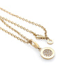 Bvlgari Rare 18ct Yellow Gold Pave Diamond Pendant with Chain 14.95g