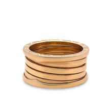 Load image into Gallery viewer, Bvlgari 18ct Yellow Gold B.Zero1 XX Anniversary Five-Band Ring 15.1g