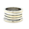 Bvlgari B.zero1 18ct White Gold 4-Band Ring 12.78g