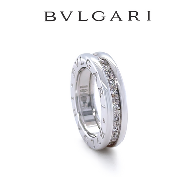 Bvlgari 18ct White Gold B.Zero1 Ring 0.45ct