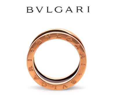 Bvlgari 18ct Rose Gold B.Zero1 Four Band Ring 8g